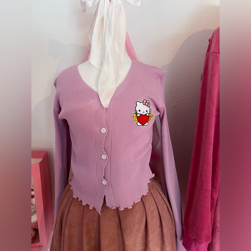 New hello kitty cute top cardigan